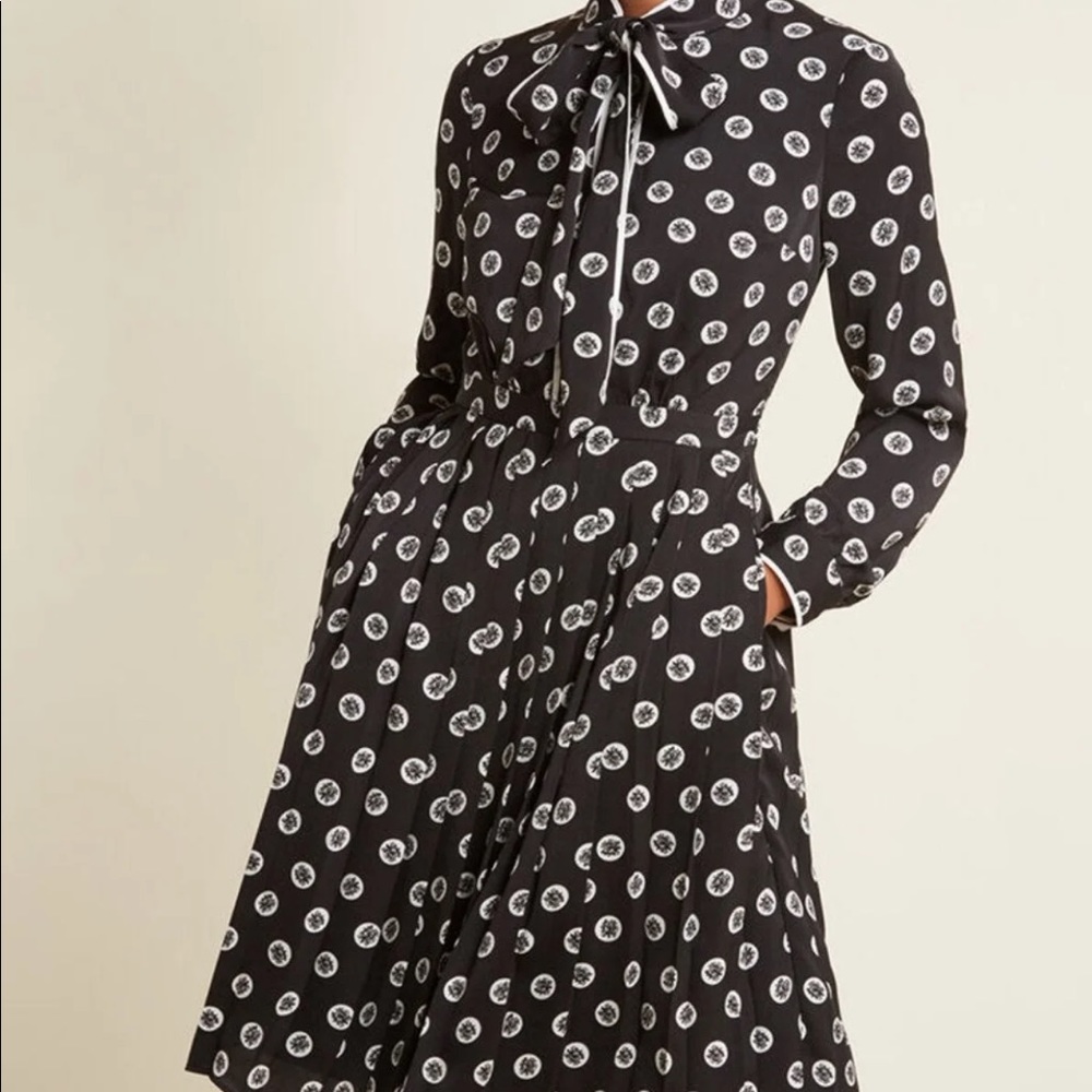 ModCloth Pleated Shirt Dress